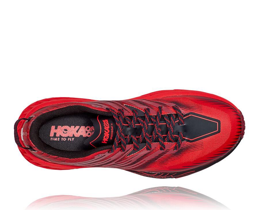 Hoka One One Trailsko Herre - Speedgoat 4 - Rød - 960578WTC